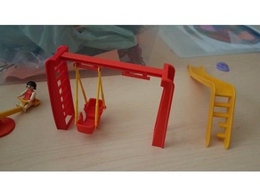 playmobil swing set ladder playsets 3d print model - Mito3D
