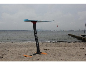 kitefoil sport outdoors foiling catamaran hydrofoil kitesurf kitesurfing surffoil wakeboarding wakefoil 3d print model - Mito3D