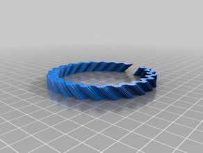 test trig bracelet jewelry customized 3d print model - Mito3D
