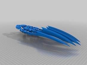 clawed killer glove right 3d printer accessories 3d print model - Mito3D