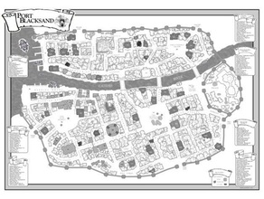 port blacksand map fighting fantasy games 3d print model - Mito3D
