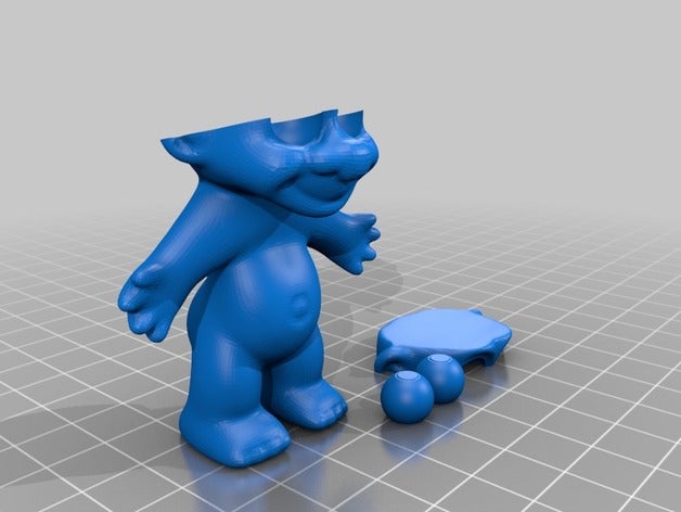 troll art strumenti 3D print model - Mito3D
