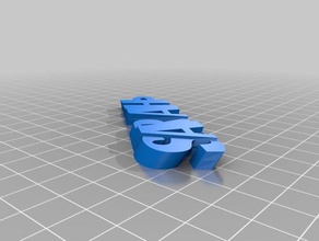 baker organização personalizado 3d print model - Mito3D