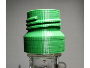 botellas de cristal antiguas sodastream máquinas adaptador cocina comedor 3d print model - Mito3D