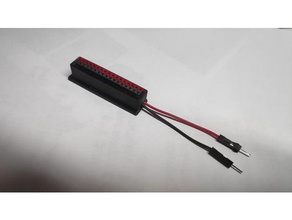 2x17 pin dupont distributor case kabel verteiler 3d print model - Mito3D