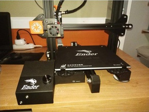 ender 3 front left screen support 3d printer parts 3d print model - Mito3D
