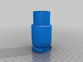 pump adapter above ground pool skimmer parts 3d print model - Mito3D