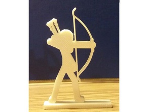 stick guerra di archer video giochi flash gioco stickpage 3d print model - Mito3D