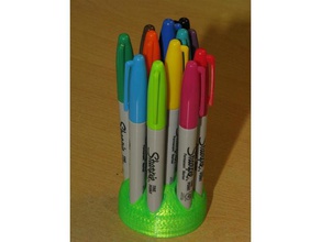 sharpie titular 12 canetas a arte ferramentas 3d print model - Mito3D