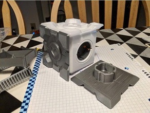 companion powercube decor cube 3d print model - Mito3D