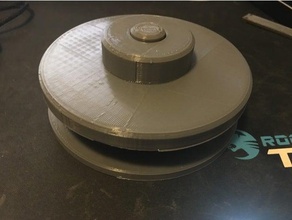 deitado de spool titular grandes carretéis 3 kg 3d a impressora partes ikea spoolholder 3d print model - Mito3D