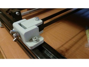 belt tensioner 2020 3d printer parts y-axis 3d print model - Mito3D