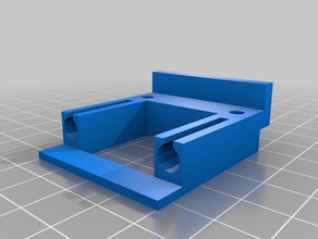 anet a8 fan holder remix 3d printer parts extruder 3d print model - Mito3D