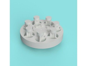 philips pasta maker penne plate insert kitchen dining disk fusilli hr235705 3d print model - Mito3D