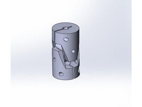 Impresora 3d cardán acoplamiento motor nema17 cnc partes 3d print model - Mito3D