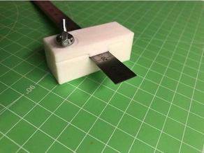 marking gauge streichma&szlig 15cm metal ruler hand tools woodworker woodworkers woodworking 3d print model - Mito3D