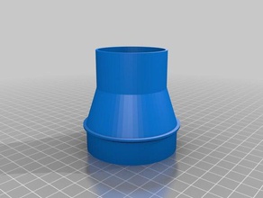 my customized vacuum hose adapter 1 78 2 12 parts 3d print model - Mito3D