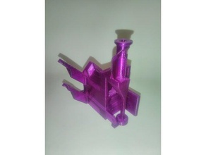 jgaurora a5 de montaje del ventilador supportless impresión 3d la impresora partes 3d print model - Mito3D