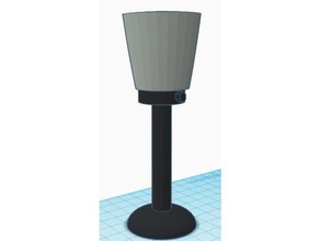 lampe de chevet décor lumière nuit couchage tranquilty 3d print model - Mito3D
