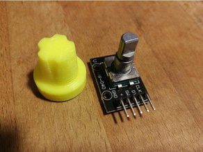 knob codificador rotativo mudar drehknopf passatempo 3d print model - Mito3D