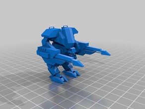 uef t3 heavy assault bot 3d drucken supreme commander 3d print model - Mito3D