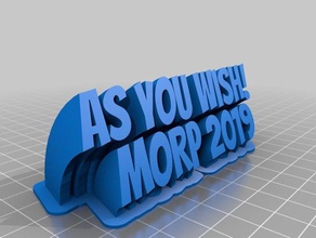 you wish office customized 3d print model - Mito3D