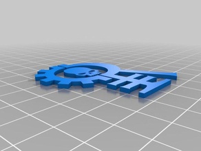 40k ryza-logo - Spielzeug Spiel Zubehör 3d print model - Mito3D