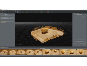 Brot 3d-scan drucken 3d-Modell Photogrammetrie 3d print model - Mito3D