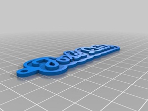jose luis keychains customized 3d print model - Mito3D