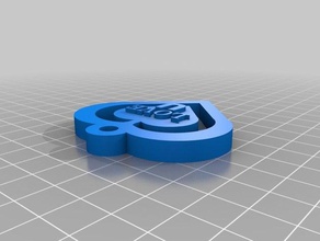 Anahtarlık seviyorum 3d print model - Mito3D