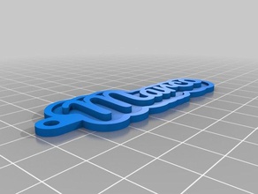 marco llaveros personalizado 3d print model - Mito3D