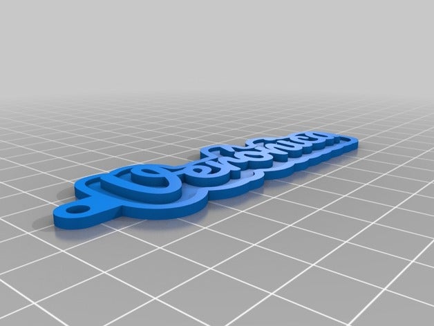 verónica llaveros personalizado 3D print model - Mito3D