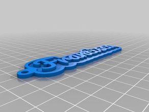 francisca keychains customized 3d print model - Mito3D