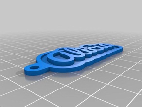 alicia Schlüsselanhänger angepasst 3d print model - Mito3D