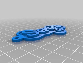 sergio keychains customized 3d print model - Mito3D