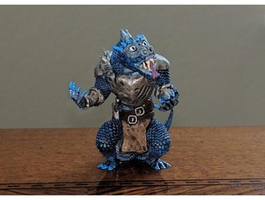 kobold warrior toy game accessories dnd miniature dragon dungeons dragons monster 3d print model - Mito3D