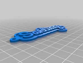 santiago keychains customized 3d print model - Mito3D