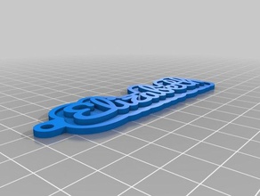 elizabeth keychains customized 3d print model - Mito3D