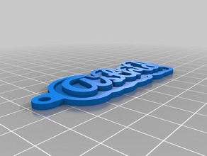 astrid Schlüsselanhänger angepasst 3d print model - Mito3D