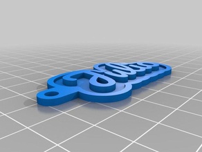 julio llaveros personalizado 3d print model - Mito3D