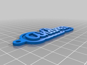 andrea keychains customized 3d print model - Mito3D