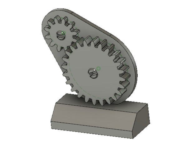 science fair trophy mechanical toys gear gears stem 3D print model - Mito3D