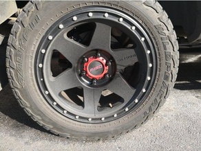method race wheels center capsnap button automotive f-150 ford 3d print model - Mito3D