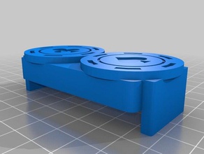 cuphead strife mecânico brinquedos volante do extrator nerf blaster 3d print model - Mito3D