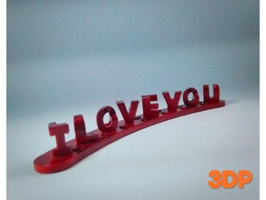 l'amore è per sempre i segni loghi 3d print model - Mito3D
