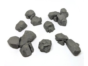 boulders gloomhaven flat top toy game accessories rock scatter terrain 3d print model - Mito3D