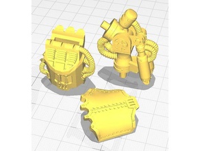 imperial knight magaera mechanischen arm - Spielzeug Spiel Zubehör 30k 40k titan warhammer 3d print model - Mito3D