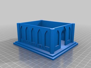 mtg baralho de caixa cripta brinquedo jogo acessórios 3d print model - Mito3D