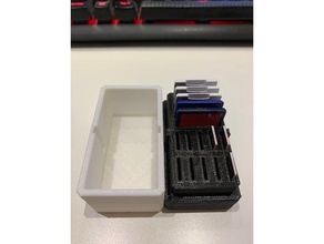 15 Karten, sd-Karten-Halter 3d drucken micro sd micro-sd-Halter sdcard 3d print model - Mito3D
