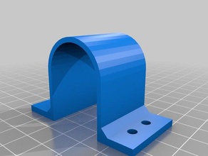 abrazadera del motor de 3cm 3d impresión 3d print model - Mito3D